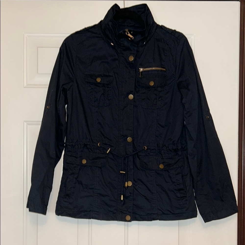 Snobbish Collection Anorak Women's Jacket M Navy Utility Cotton Outerwear